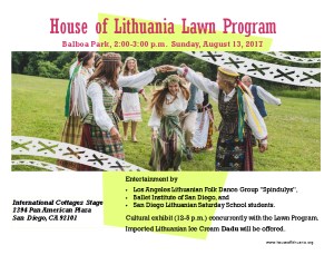 House of Lithuania Lawn Program