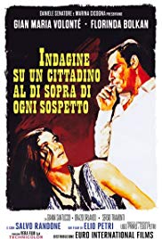 Italian Film: Investigation of a Citizen Above Suspicion