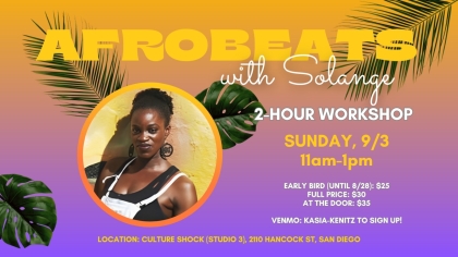 afrobeats workshop